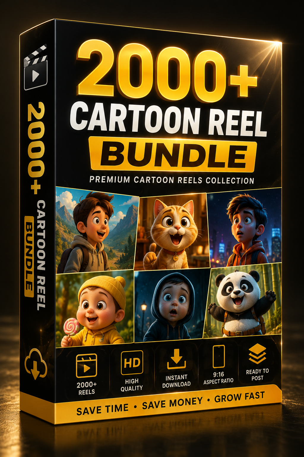 2000+ AI Cartoon Reels Bundle